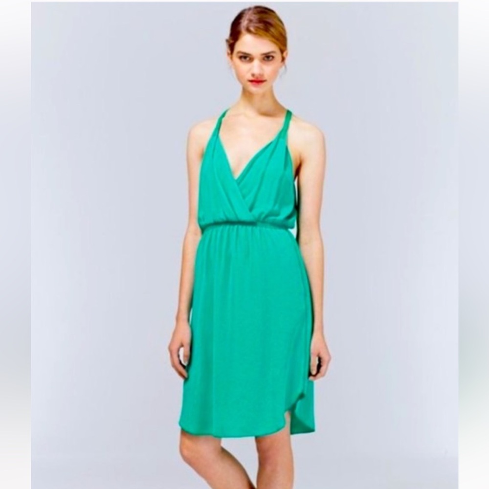 Wilfred Taleen xs Turquoise Sleeveless Mini Dress- Aritzia